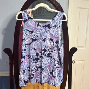 PREOWNED Lilly Pulitzer Kristin Tank - Deep Sea Navy - XL